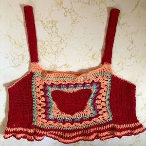 👉TAZIA Exquisite Handmade Crochet Crop Top - Made in Mexico